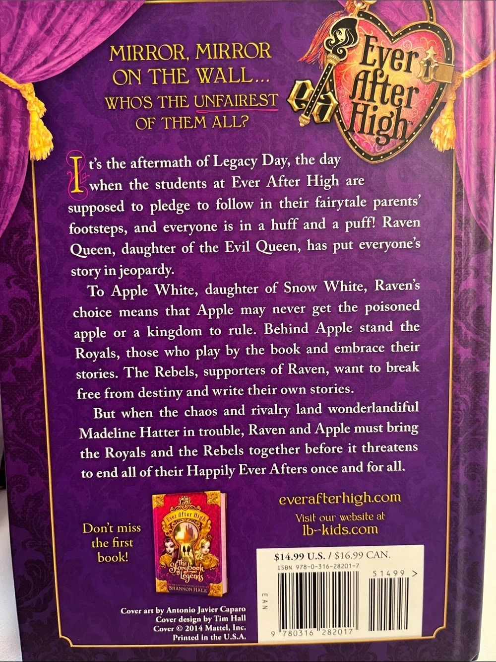Ever After High A Wonderlandiful World Hardcover Book - Blue‎